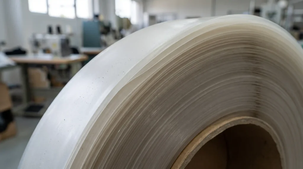 Translucent TPU membrane roll used for waterproof shoe manufacturing